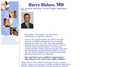 Desktop Screenshot of barryholzermd.com