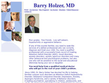 Tablet Screenshot of barryholzermd.com